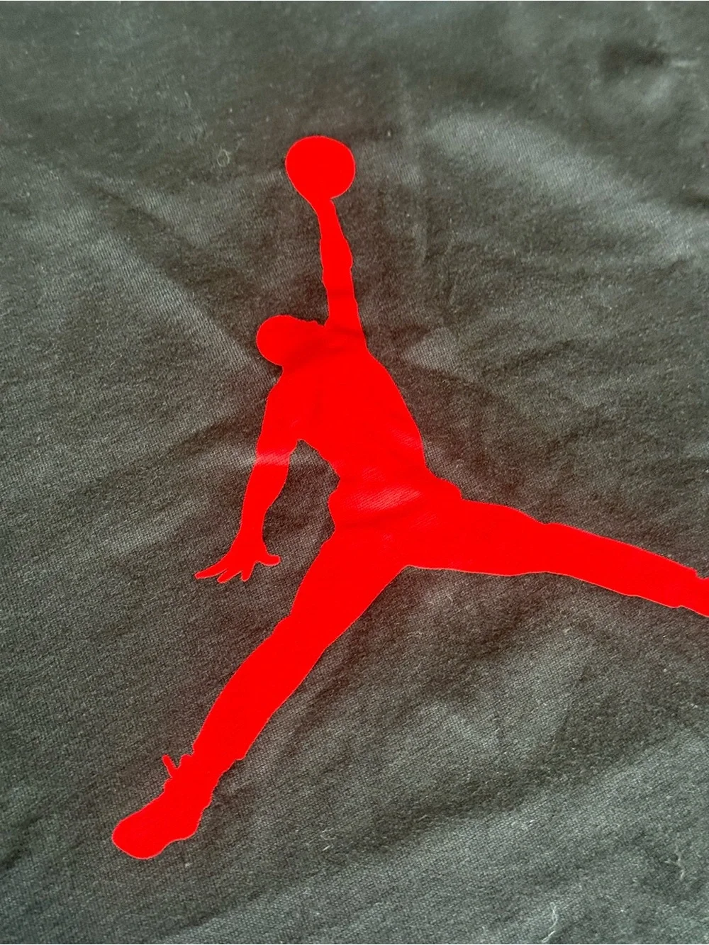 Jordan Jumpman SS HBR Tee Men’s Large Black Gym Red NWT IR0340-010